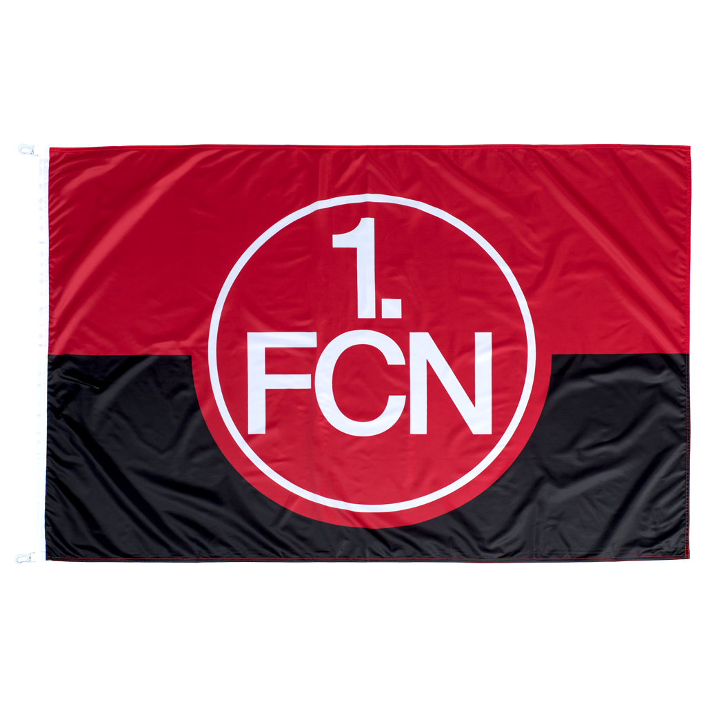 100 x 150 cm Flagge Fahne mit Hohlsaum 1 FC Nürnberg Logo 