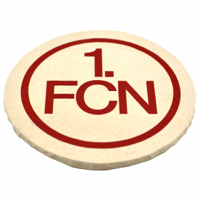 Natursteinuntersetzer 1. FCN<br/> Schrift